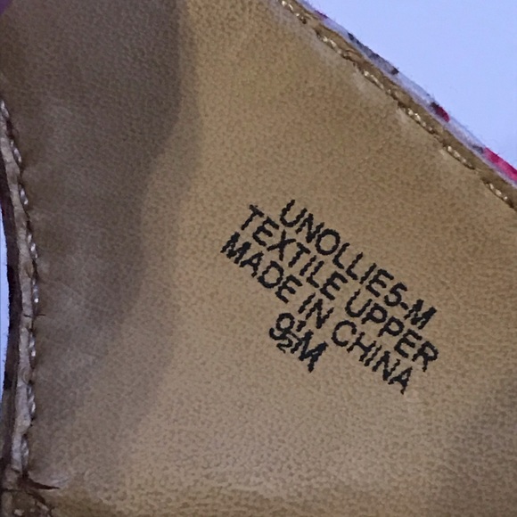 Unisa floral wedged open toe shoe with bow - Picture 4 of 8